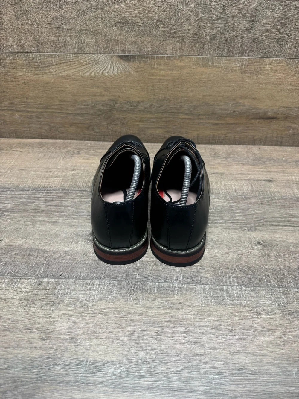 Men's Black Cap-Toe Derby Shoes - Classic Lace-Up Oxford Style
